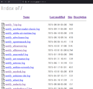 Webservice Screenshot (2025-10-01)